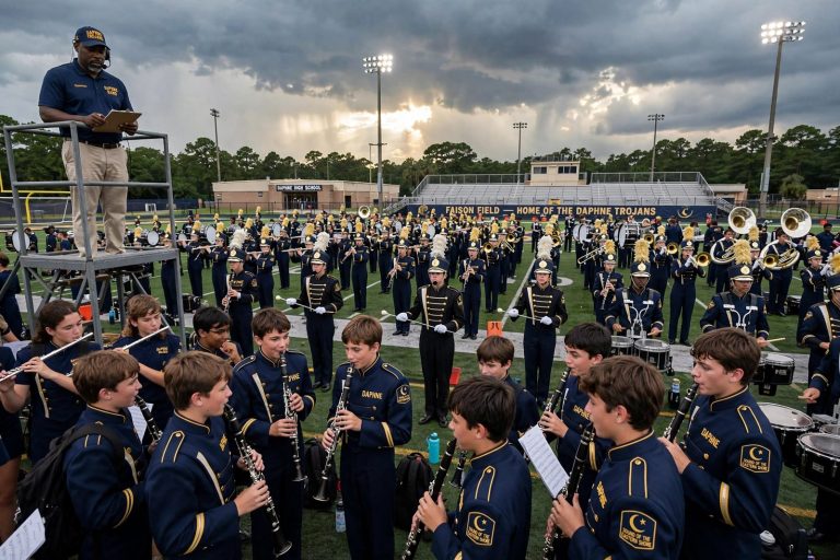 Illustration for the news story: 98 Freshmen and Counting: Daphne’s Sound of the Eastern Shore Welcomes a Record Class