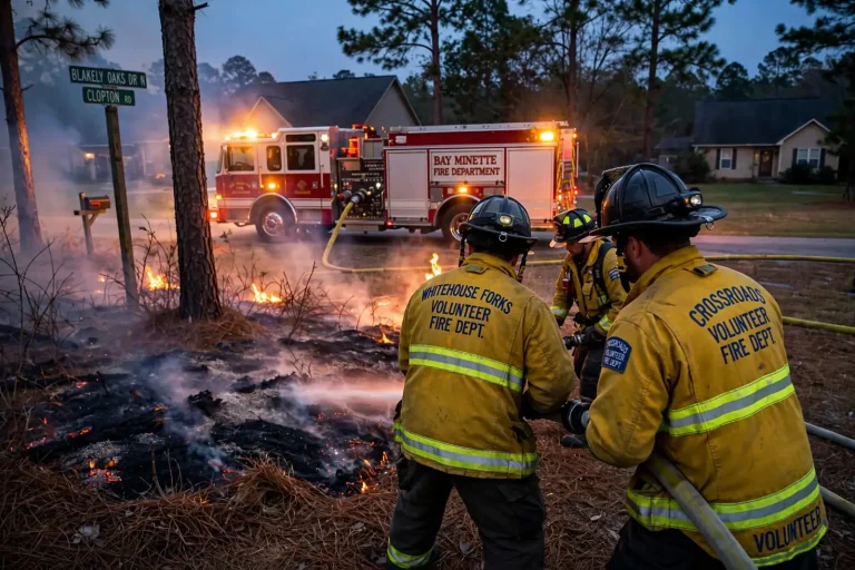 Baldwin County brush fires – Baldwin County Brush Fires: Blaze Near North Baldwin Homes Rekindles Hours After Crews Leave
