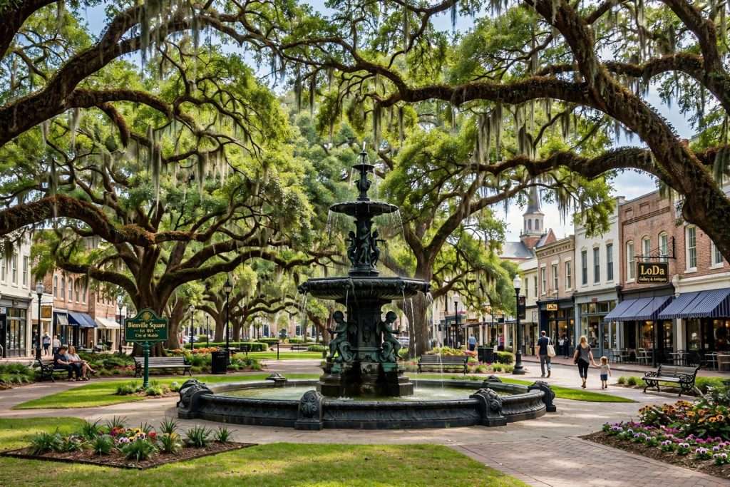 Illustration for the news story: Bienville Square Named Alabama’s Best Public Park in National Ranking