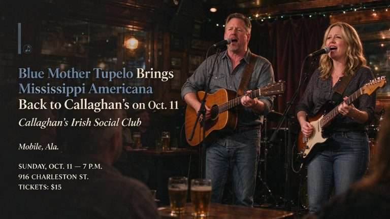 Illustration for the news story: Blue Mother Tupelo Brings Mississippi Americana Back to Callaghan’s on Oct. 11