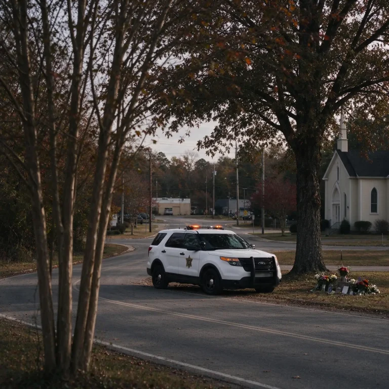 Citronelle officer death: a police badge with a black mourning band