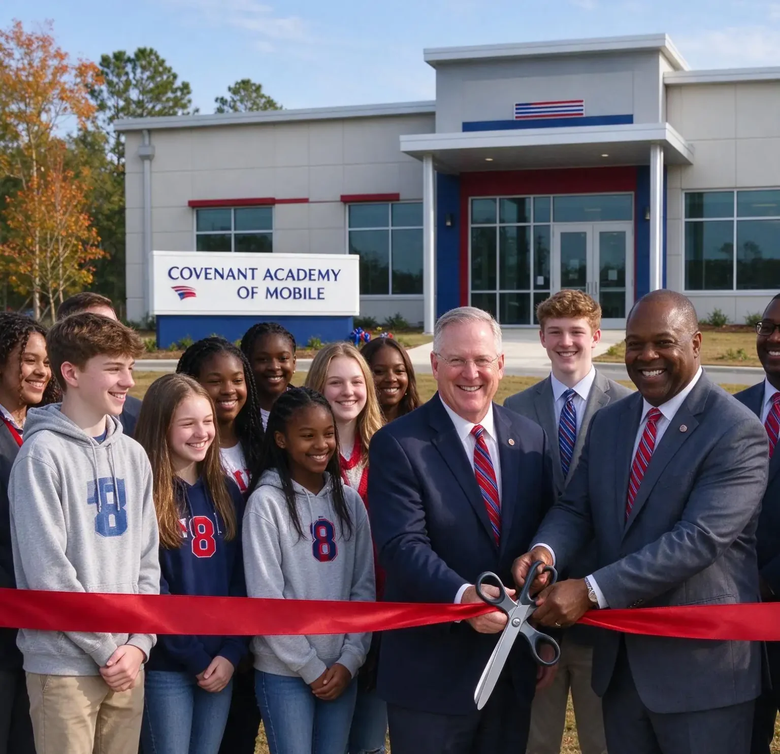 Covenant Academy of Mobile – Covenant Academy of Mobile Cuts Ribbon on First High School, Set to Open Grades 9-12 in August 2027