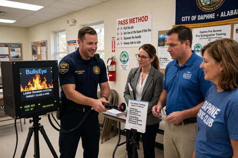 Daphne fire extinguisher training - Daphne Fire Extinguisher Training Open to Residents, Businesses Through New Grant