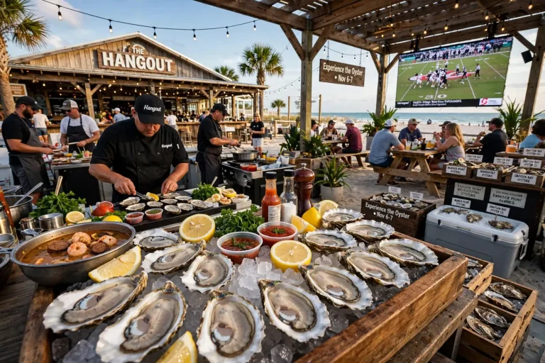 Experience the Oyster – Experience the Oyster Brings Raw Bars, Top Chefs and Football to Gulf Shores’ Hangout Nov. 7