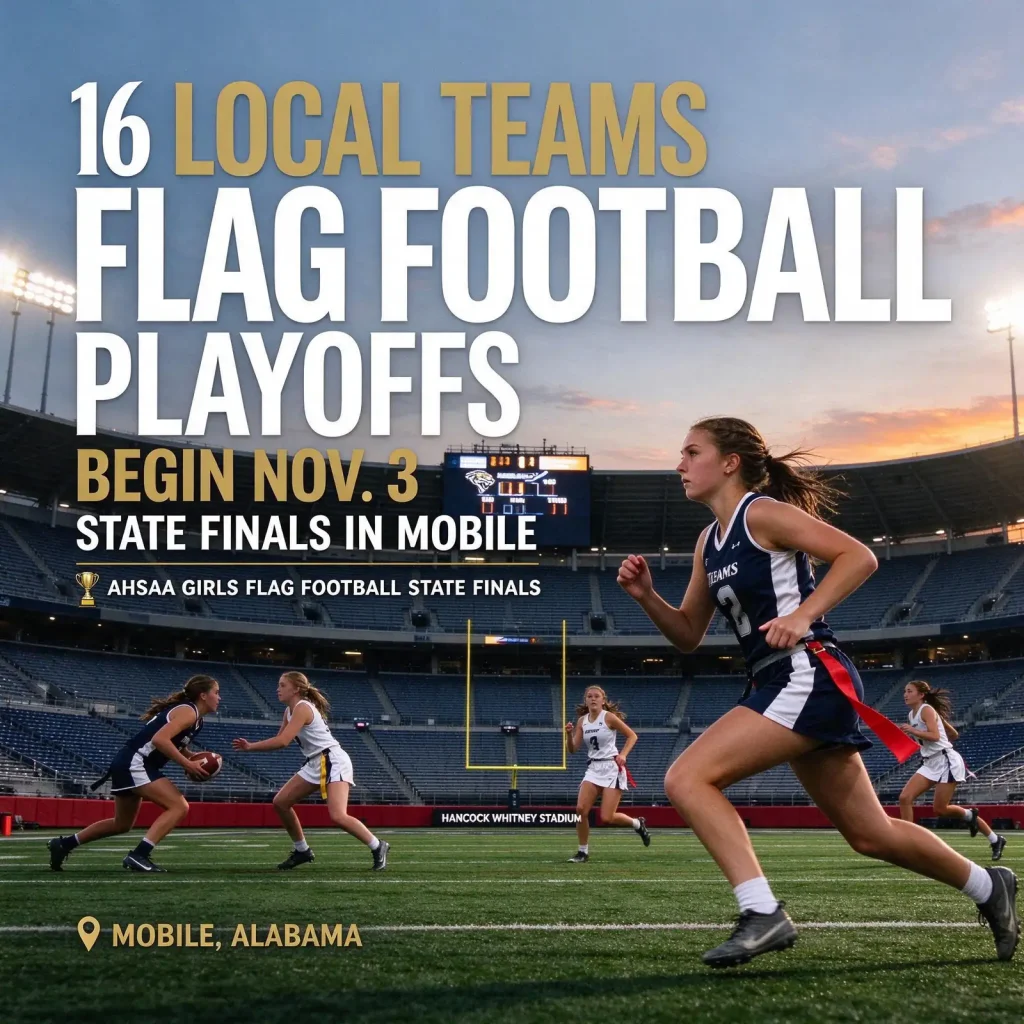 flag football playoffs – Sixteen Mobile, Baldwin Teams Open Flag Football Playoffs Nov. 3; State Finals Coming to Mobile