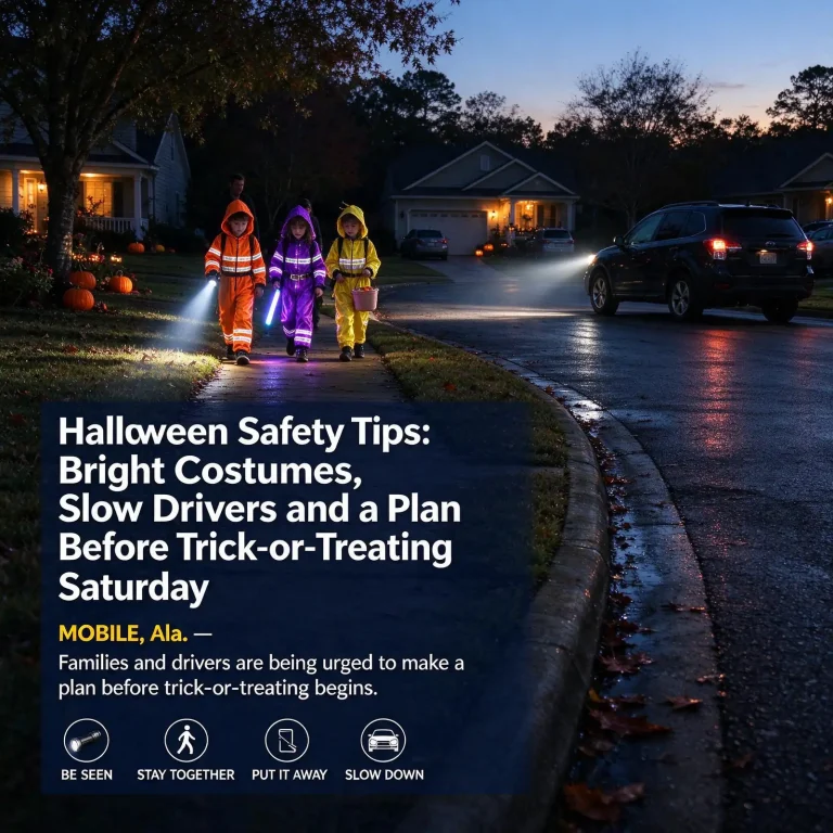 Halloween safety tips – Halloween Safety Tips: Bright Costumes, Slow Drivers and a Plan Before Trick-or-Treating Saturday
