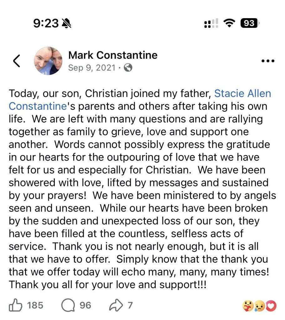 Christian Constantine of Mobile, AL