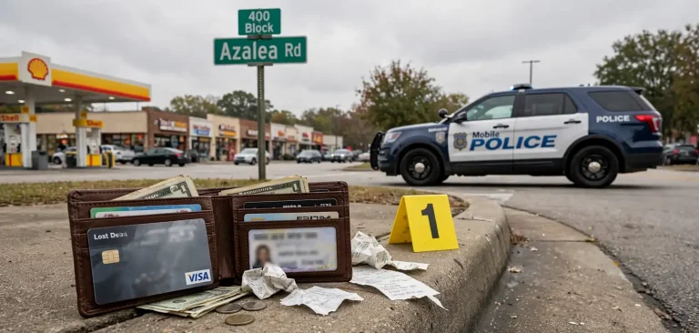 lost debit card arrest – Lost Debit Card Arrest: Police Say Mobile Man Used Card From Wallet Dropped Near Azalea Road