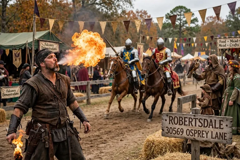 Mobile Renaissance Faire – Mobile Renaissance Faire Brings Jousting Knights and Fire-Breathers to Robertsdale for Three Weekends