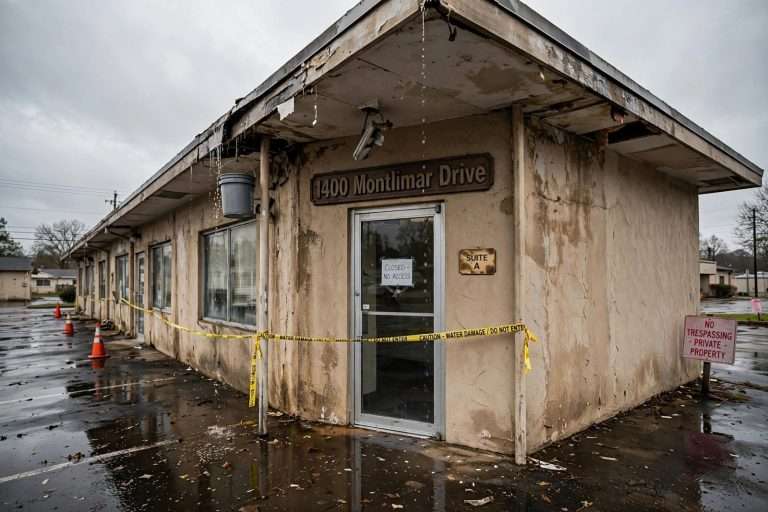 Illustration for the news story: Water Damage, Slow Repairs and a New Landlord: Inside a Tenant Dispute at 1400 Montlimar Drive