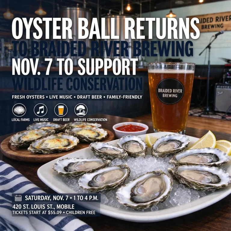 Fresh oysters on the half shell on a bed of ice beside a glass of draft beer