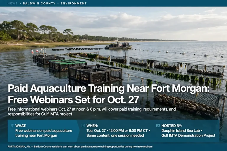paid aquaculture training - Paid Aquaculture Training Near Fort Morgan: Free Webinars Set for Oct. 27