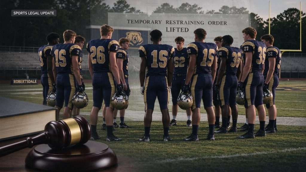 Illustration for the news story: Judge Lifts Order Protecting 10 Robertsdale Football Players in AHSAA Eligibility Fight