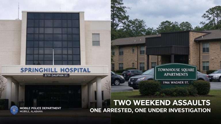 Illustration for the news story: Man, 69, Arrested After Springhill Hospital Assault; Woman Cut in Wagner Street Apartment Fight