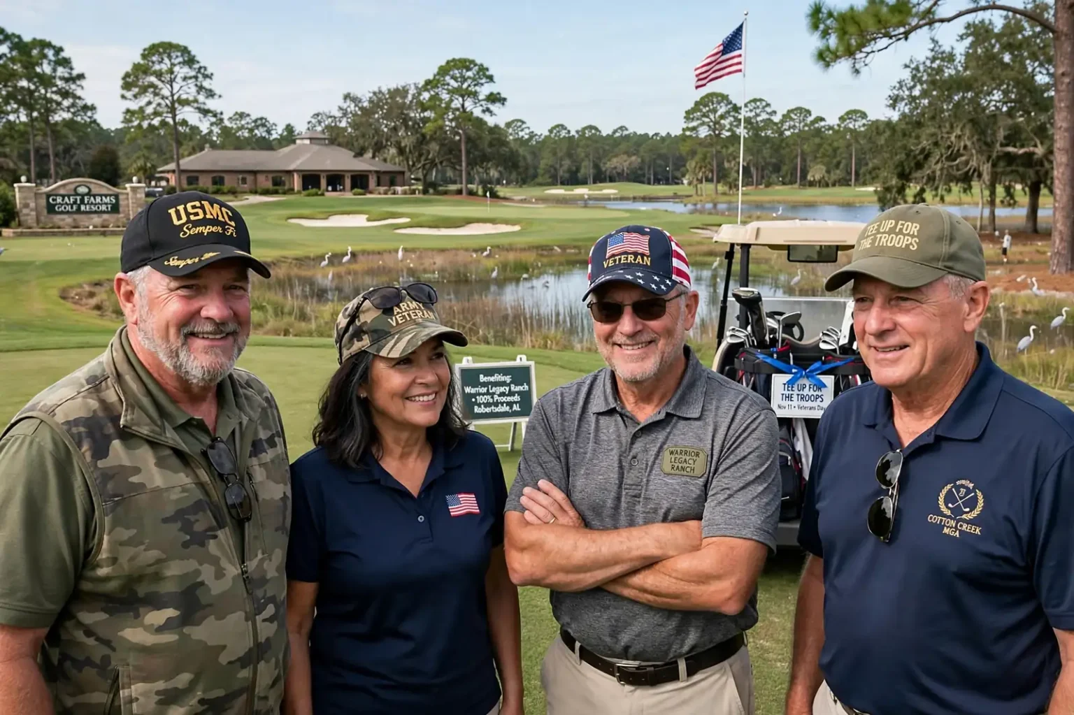 Tee Up For The Troops – Tee Up For The Troops Brings Veterans Day Golf Scramble to Craft Farms for Warrior Legacy Ranch