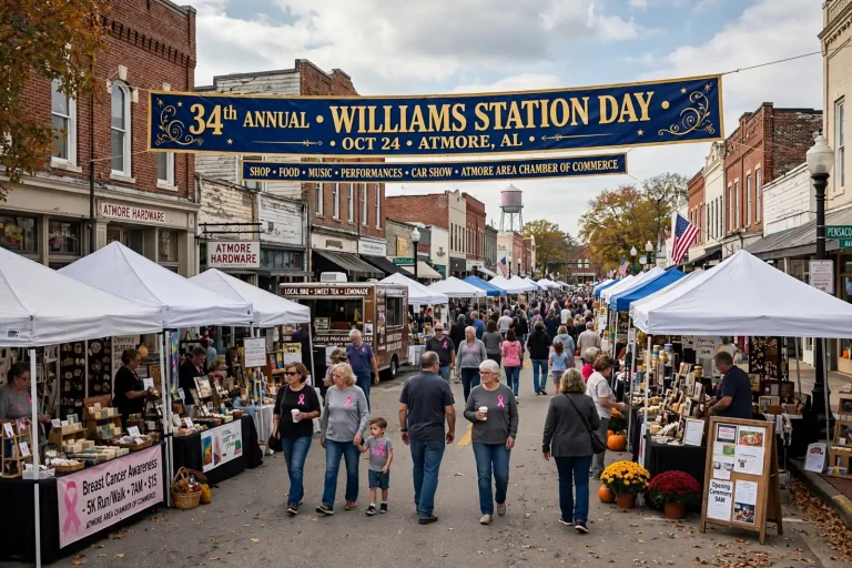 Williams Station Day - 34th Williams Station Day Brings 100-Plus Vendors to Atmore's Pensacola Avenue Saturday